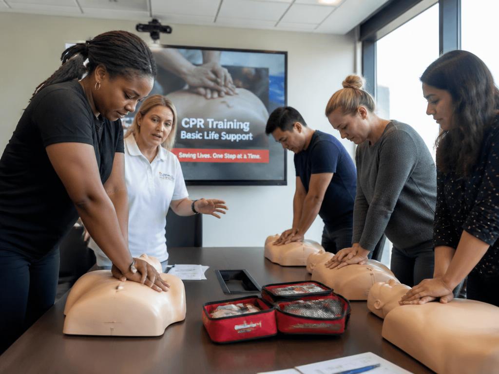 Group & Workplace Training class in session